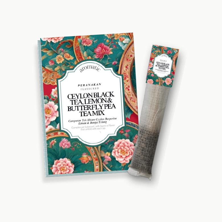 Peranakan Series - Ceylon Black Tea Lemon Butterfly Pea Tea Mix